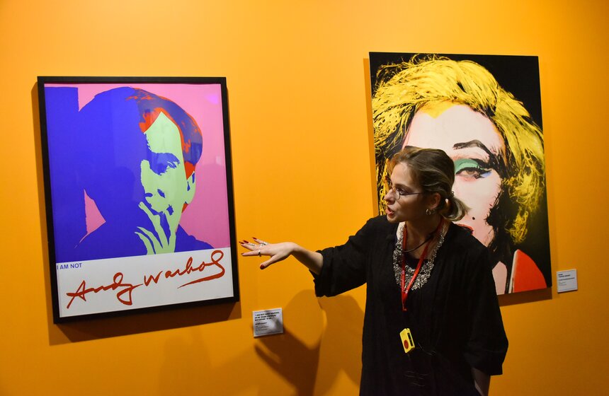 Выставка "Тинькофф Город: Энди Уорхол и русское искусство" открылась в столице 17 фото