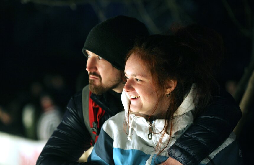 8 марта в Москве  прошел этап чемпионата Red Bull Crushed Ice 8 фото