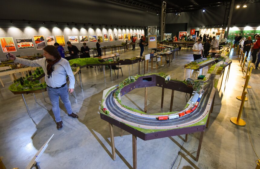 Международная выставка "Железнодорожная модель" открылась на ВДНХ 1 фото