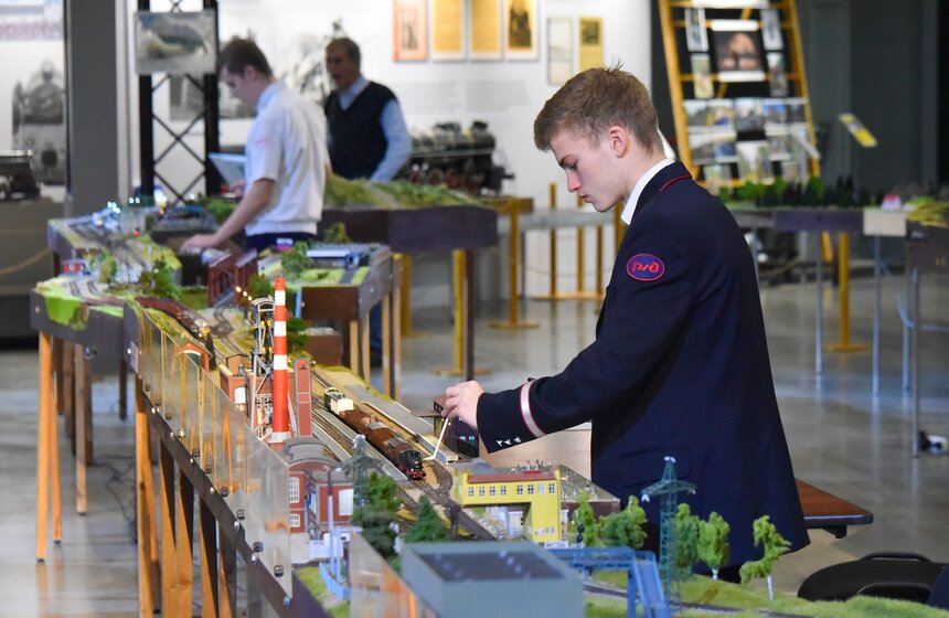 Международная выставка "Железнодорожная модель" открылась на ВДНХ 4 фото