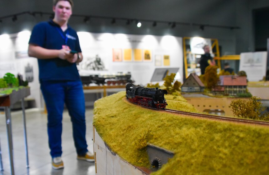 Международная выставка "Железнодорожная модель" открылась на ВДНХ 17 фото