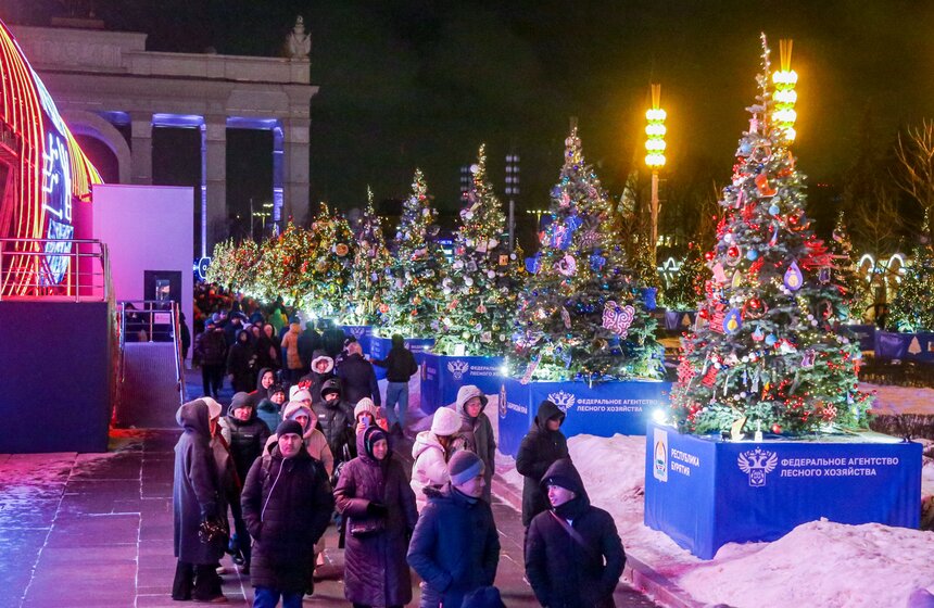Новогоднюю программу "Вечные ценности" провели на ВДНХ 4 фото
