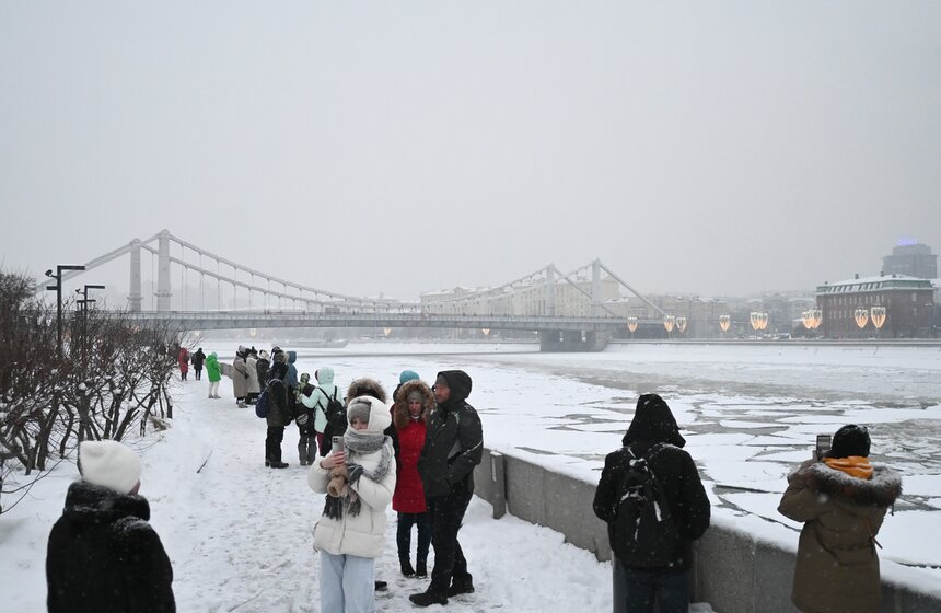 Москвичи активно провели рождественские выходные, несмотря на сильные морозы 14 фото