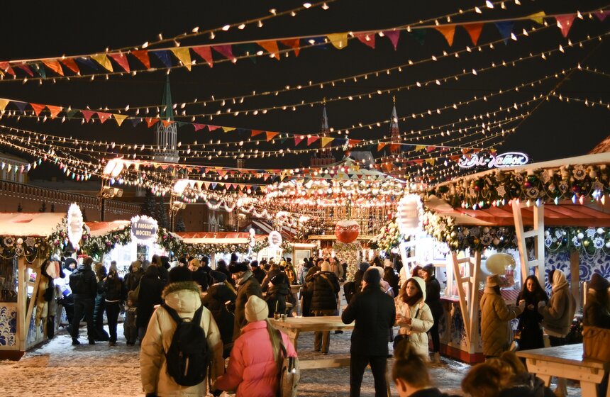 Москвичи активно провели рождественские выходные, несмотря на сильные морозы 25 фото