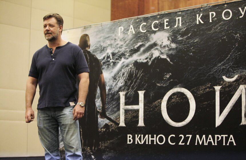 Рассел Кроу представил в столице фильм "Ной" 3 фото