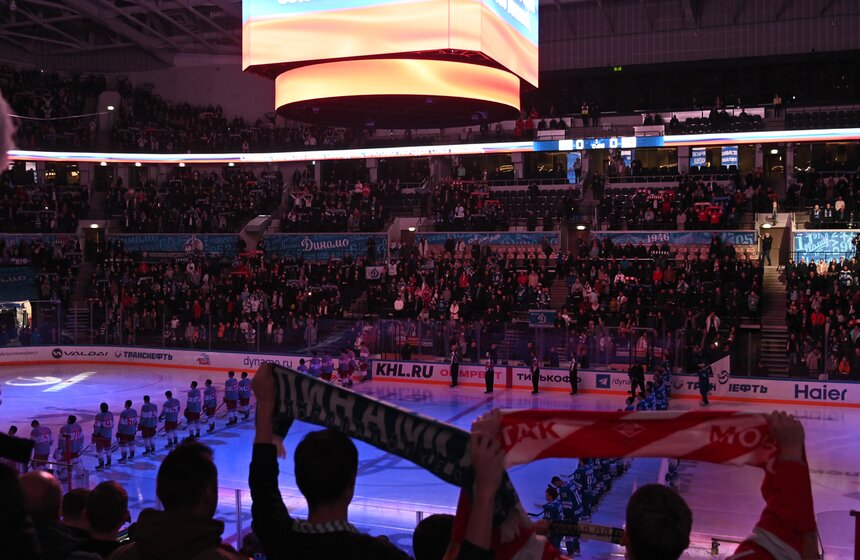 "Спартак" обыграл "Динамо" в хоккейном матче Чемпионата КХЛ 1 фото