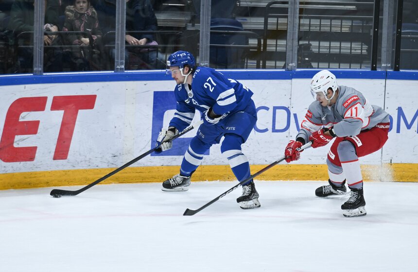 "Спартак" обыграл "Динамо" в хоккейном матче Чемпионата КХЛ 9 фото