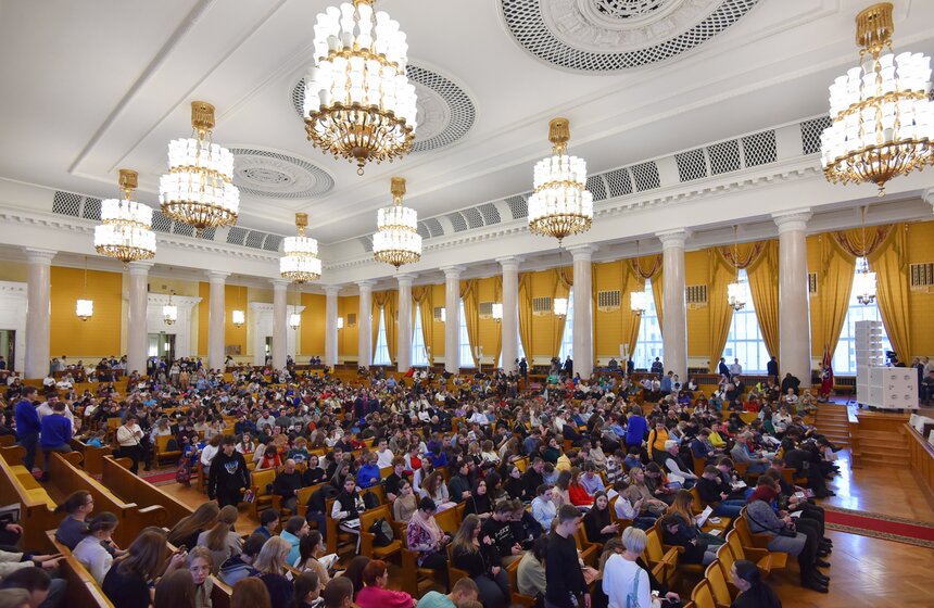 День открытых дверей прошел 21 января в МГУ имени М.В. Ломоносова 18 фото