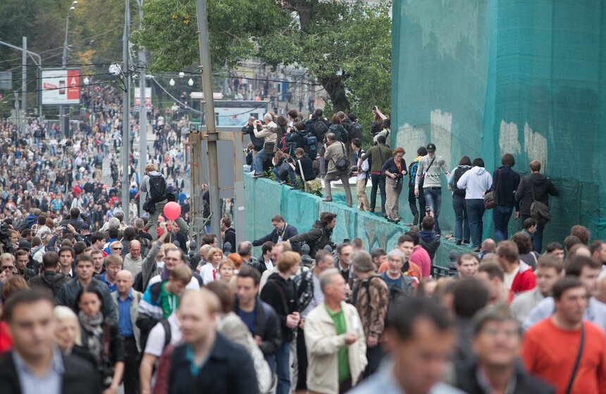 В Москве прошел оппозиционный "Марш миллионов" 10 фото