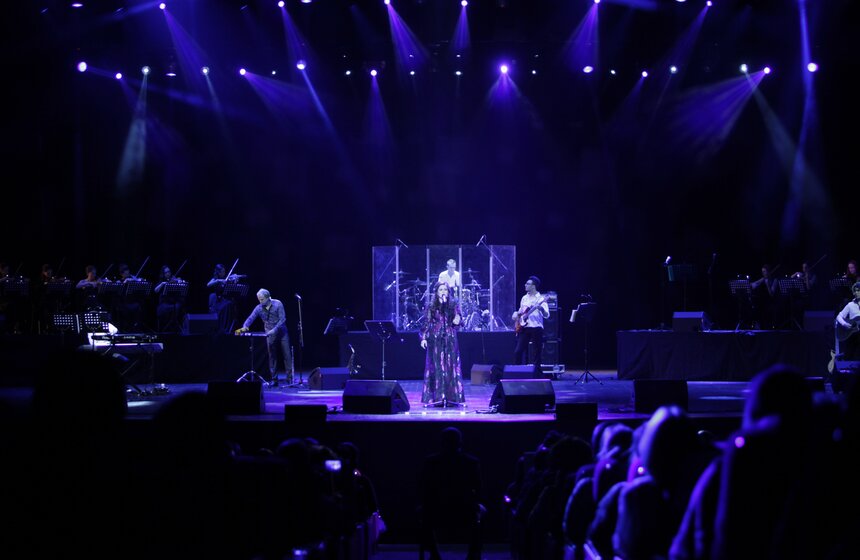 В "Крокус Сити Холле" прошел сольный концерт Дины Гариповой 8 фото