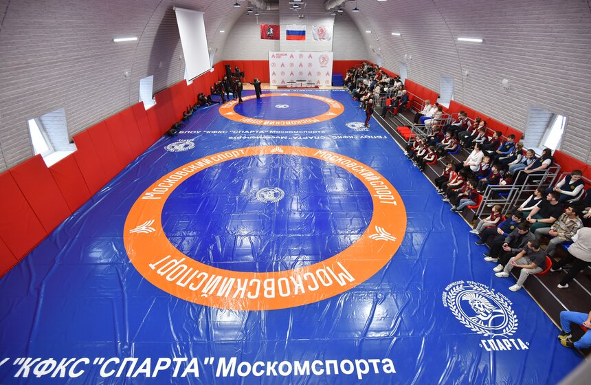 Обновленный спортзал открылся в столичном колледже физической культуры "Спарта" 7 фото