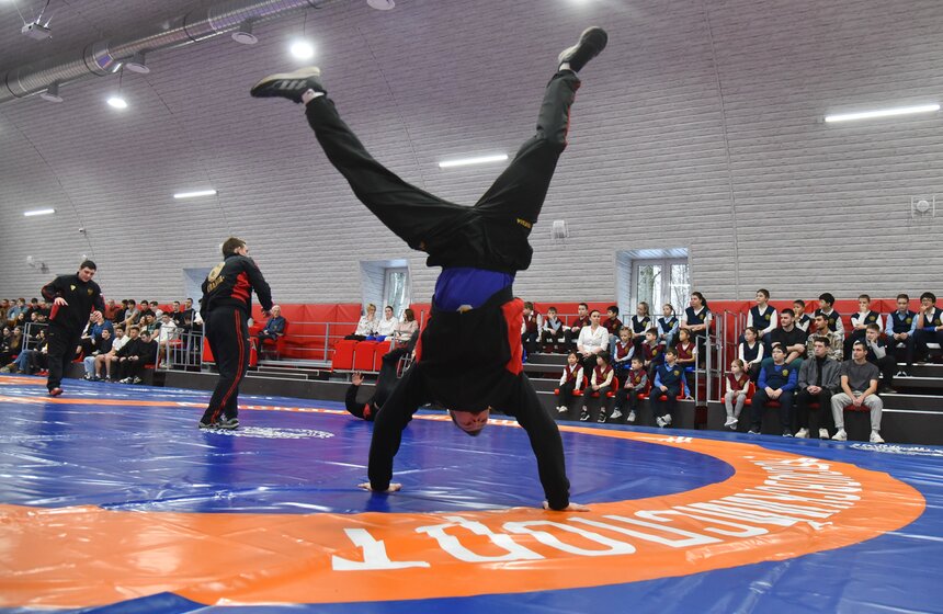 Обновленный спортзал открылся в столичном колледже физической культуры "Спарта" 11 фото