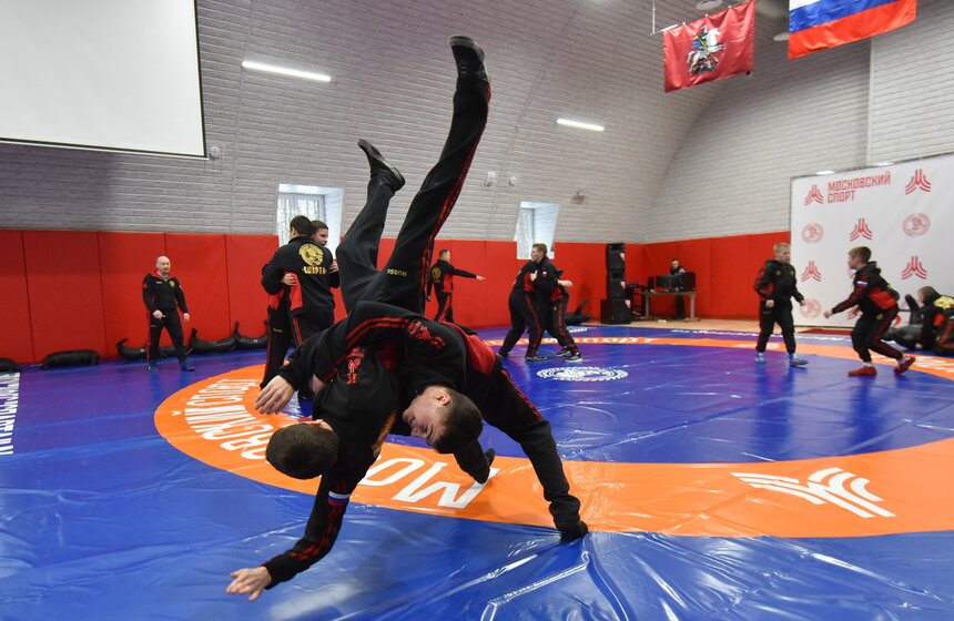 Обновленный спортзал открылся в столичном колледже физической культуры "Спарта" 14 фото