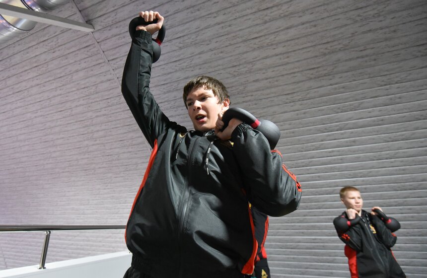 Обновленный спортзал открылся в столичном колледже физической культуры "Спарта" 20 фото