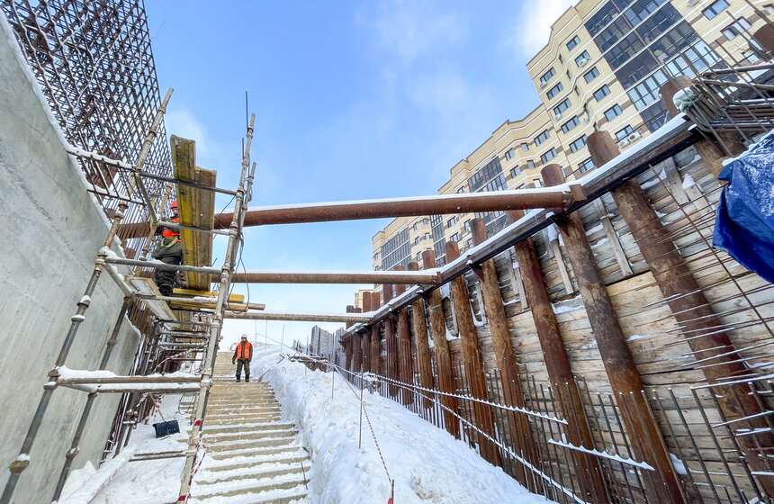 Строительство станции "Бачуринская" Троицкой линии метро завершено на 70% 3 фото