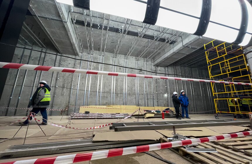 Строительство станции "Бачуринская" Троицкой линии метро завершено на 70% 10 фото
