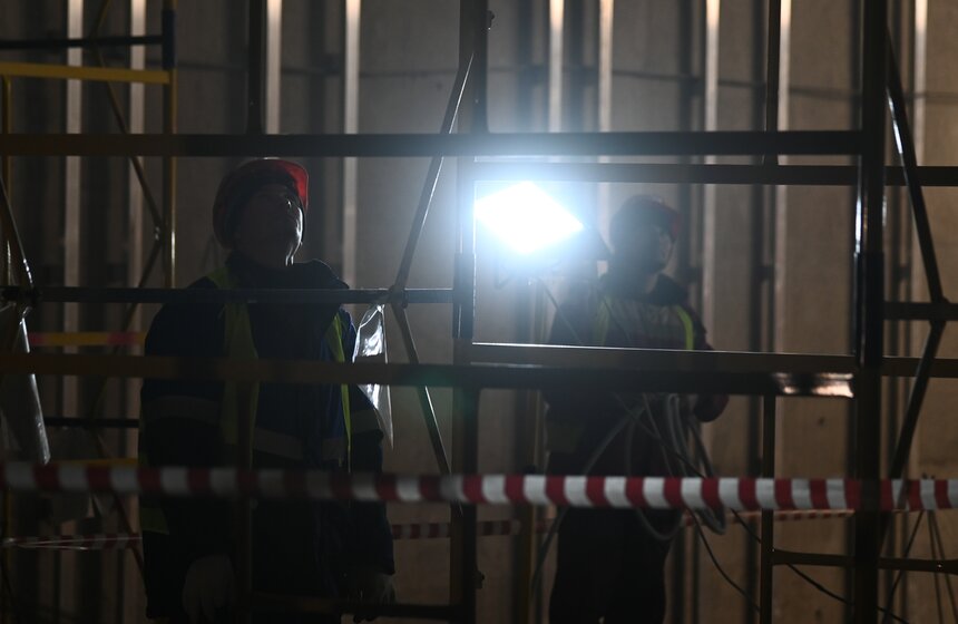 Строительство станции "Бачуринская" Троицкой линии метро завершено на 70% 19 фото