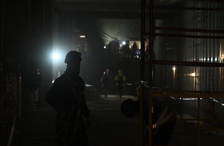 Строительство станции "Бачуринская" Троицкой линии метро завершено на 70% 6 фото