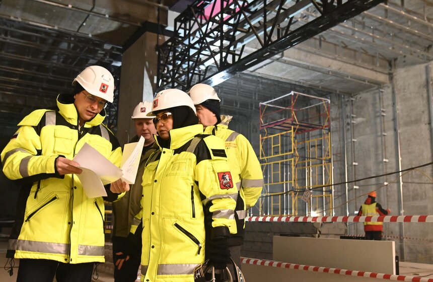 Строительство станции "Бачуринская" Троицкой линии метро завершено на 70% 13 фото