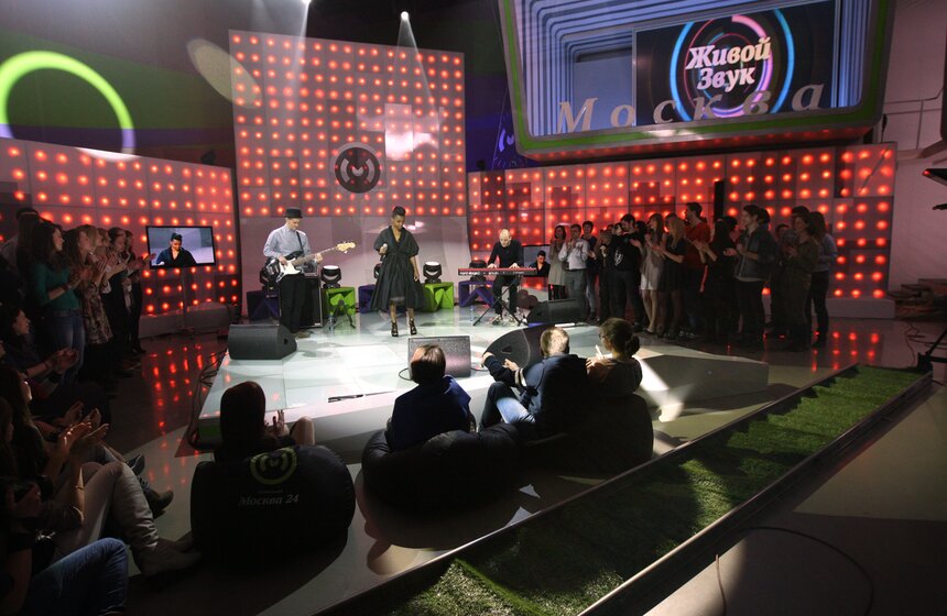 Группа Morcheeba выступила в программе "Живой звук" 6 фото