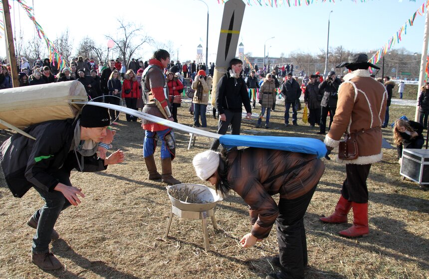 В "Коломенском" 1 марта отметили Масленицу 5 фото