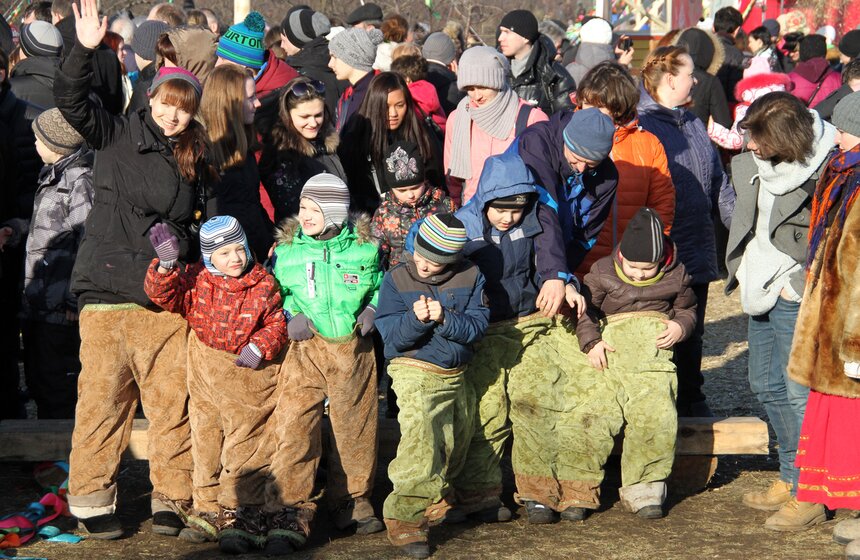 В "Коломенском" 1 марта отметили Масленицу 9 фото