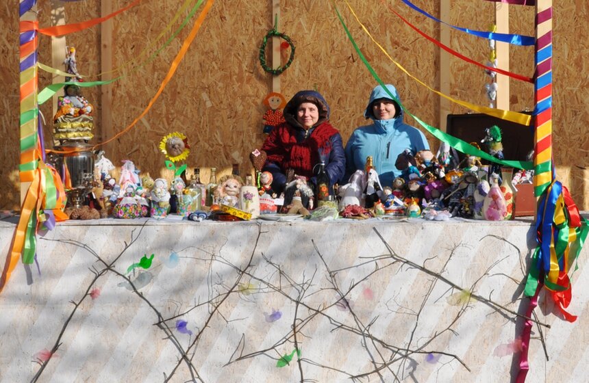 На Масленицу в "Музеоне" катают в упряжках и потчуют блинами 2 фото