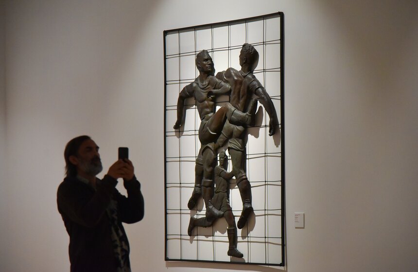 Выставка к 100-летию московского спорта открыли в Новой Третьяковке 3 фото