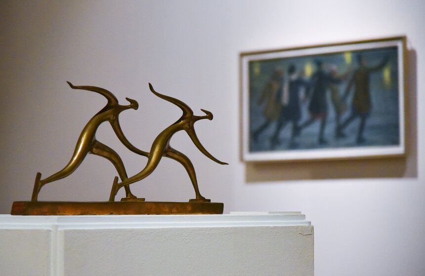 Выставка к 100-летию московского спорта открыли в Новой Третьяковке 22 фото