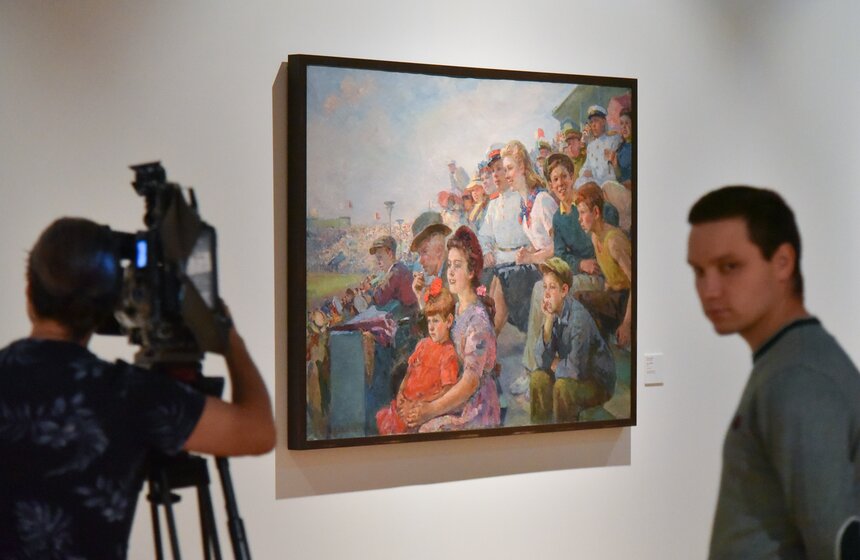 Выставка к 100-летию московского спорта открыли в Новой Третьяковке 2 фото