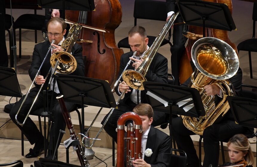 Открытие цикла концертов МГАСО прошло в зале "Зарядье" 15 фото