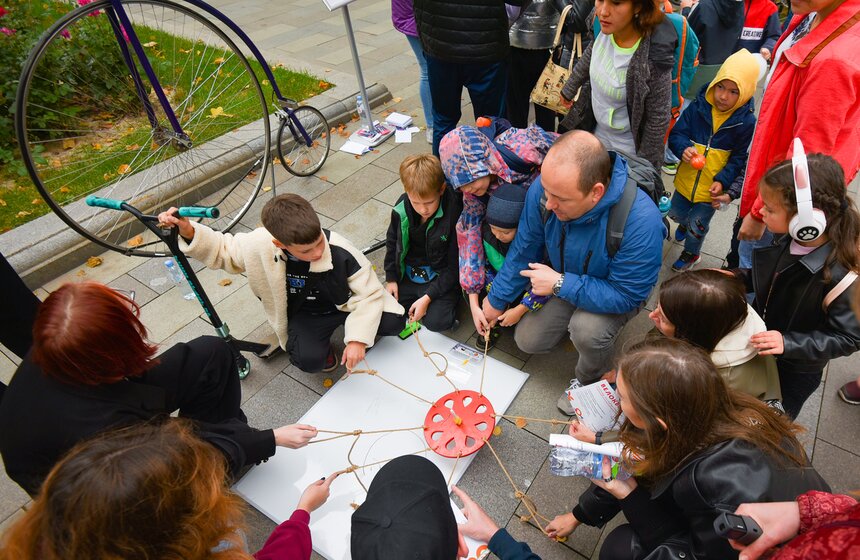 Осенний велофестиваль прошел на Северном речном вокзале 12 фото