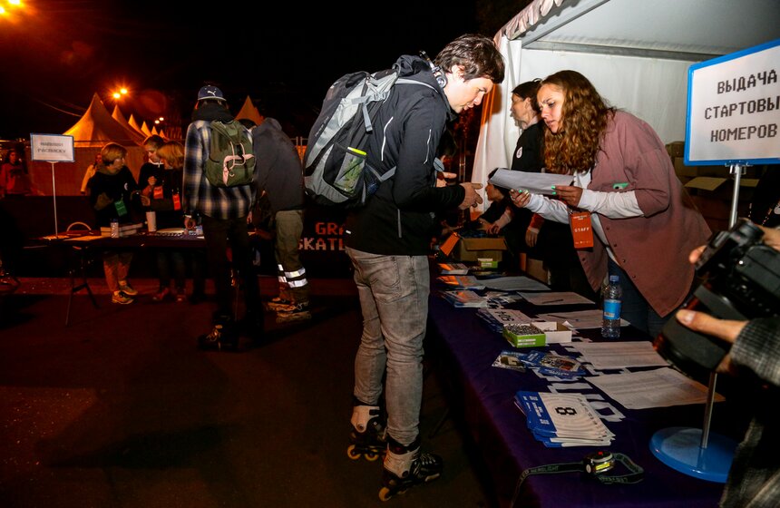 Ночной роллер-заезд состоялся в Москве 17 сентября 1 фото