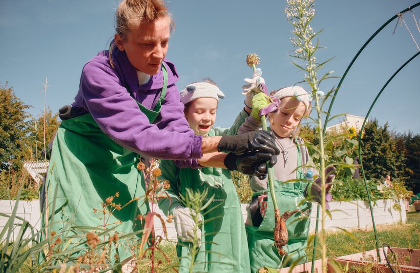 Дачный сезон завершился в "Зеленой школе" Парка Горького 13 фото