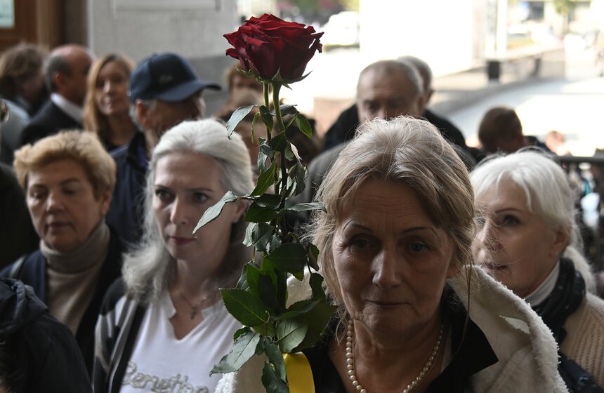 Церемония прощания с Николаем Добронравовым прошла в Москве 12 фото