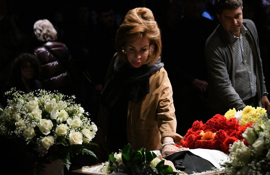 Церемония прощания с заслуженным артистом РФ Вячеславом Гришечкиным прошла в Москве 13 фото