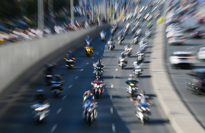 В Москве прошел мотофестиваль, посвященный закрытию сезона 27 фото