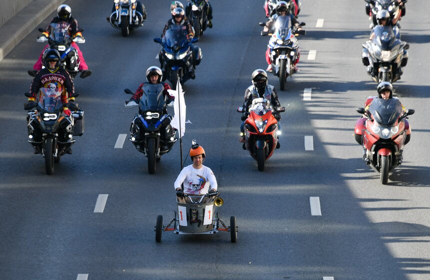 В Москве прошел мотофестиваль, посвященный закрытию сезона 25 фото