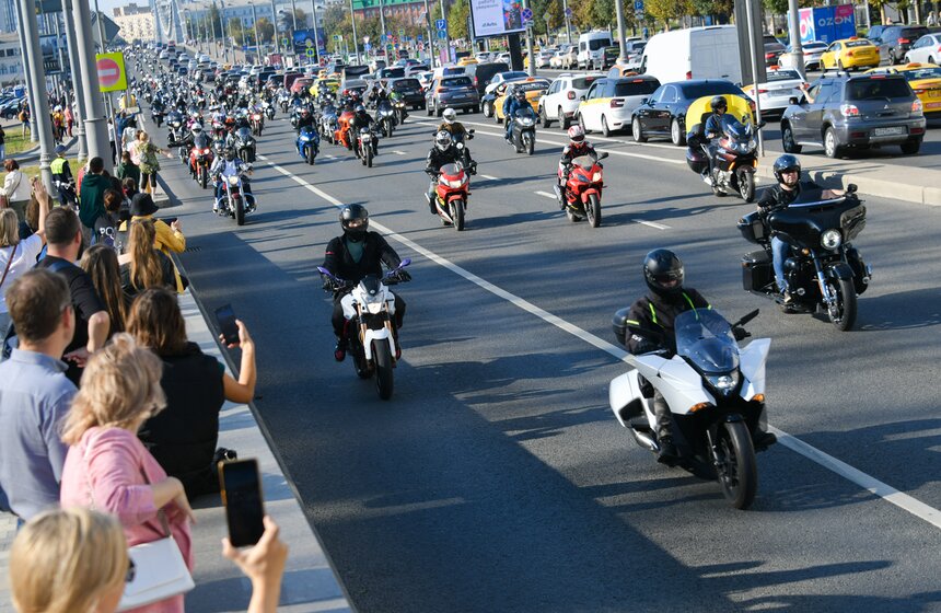 В Москве прошел мотофестиваль, посвященный закрытию сезона 29 фото