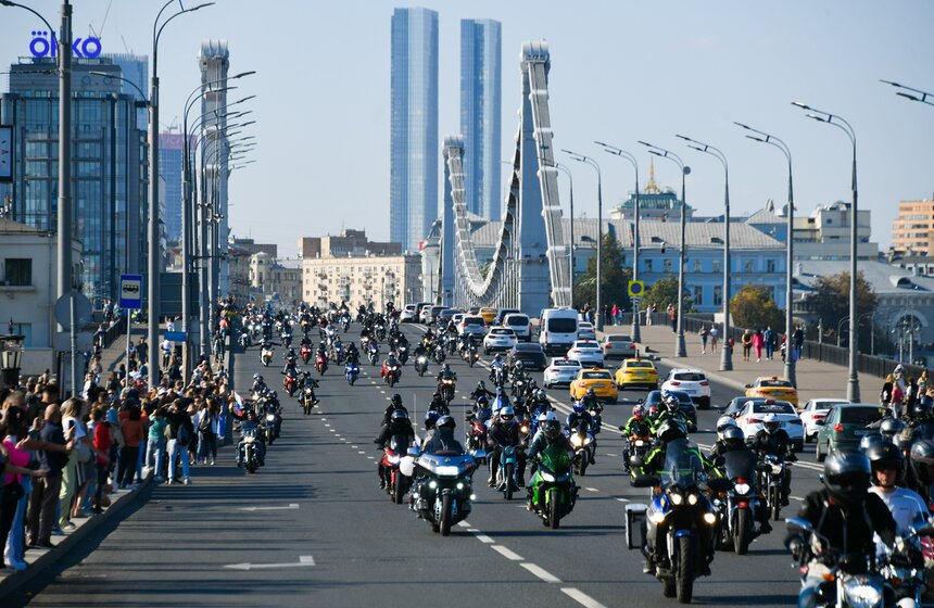 В Москве прошел мотофестиваль, посвященный закрытию сезона 30 фото