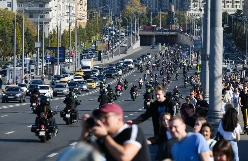 В Москве прошел мотофестиваль, посвященный закрытию сезона 36 фото