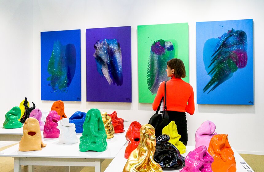 Ярмарка современного искусства Cosmoscow проходит в Экспоцентре 15 фото