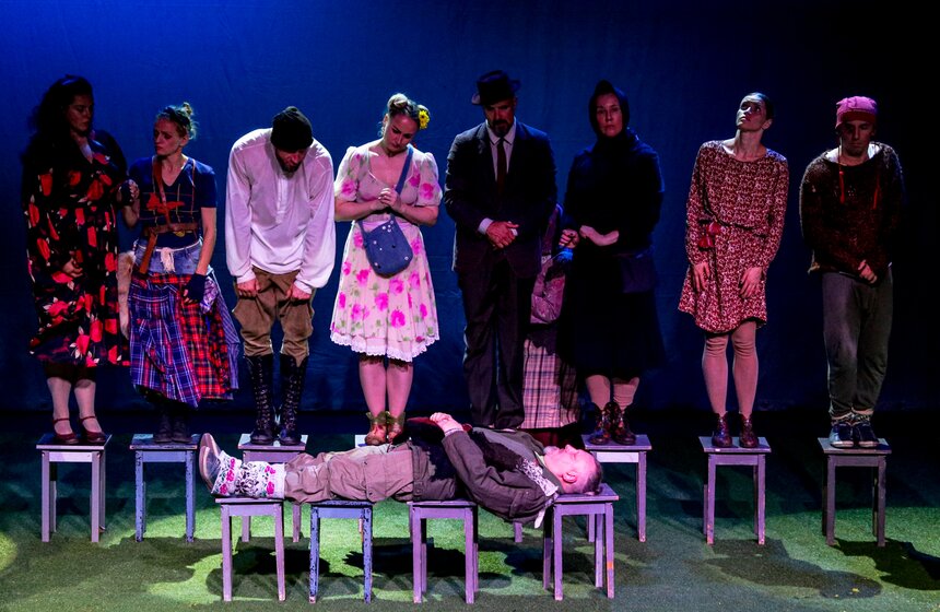 Спектакль Егора Дружинина "Всюду жизнь!" прошел в Доме музыки 25 фото