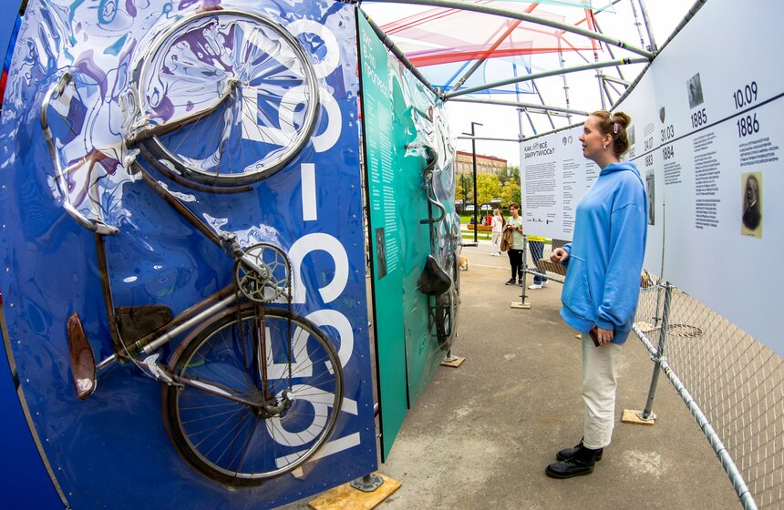 Выставка о велокультуре открылась на территории "Хлебозавода" в столице 11 фото