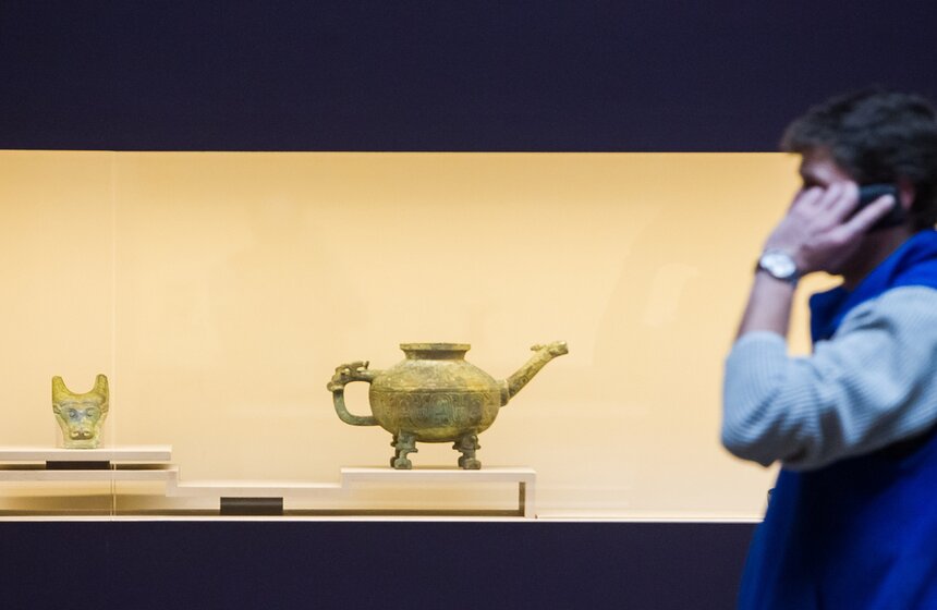 В музее Пушкина выставили музыкальные инструменты древнего Китая 13 фото