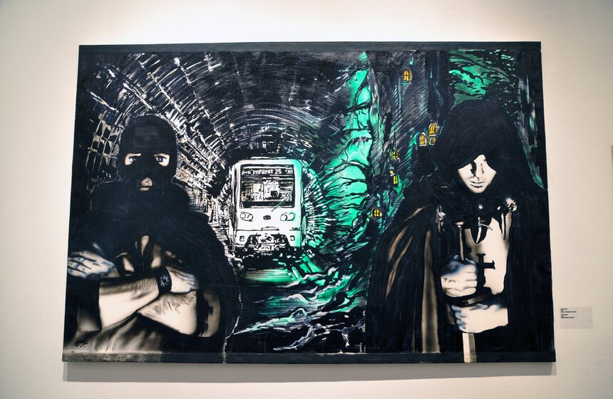 В ММСИ открылась выставка уличного художника "Паша 183" 4 фото