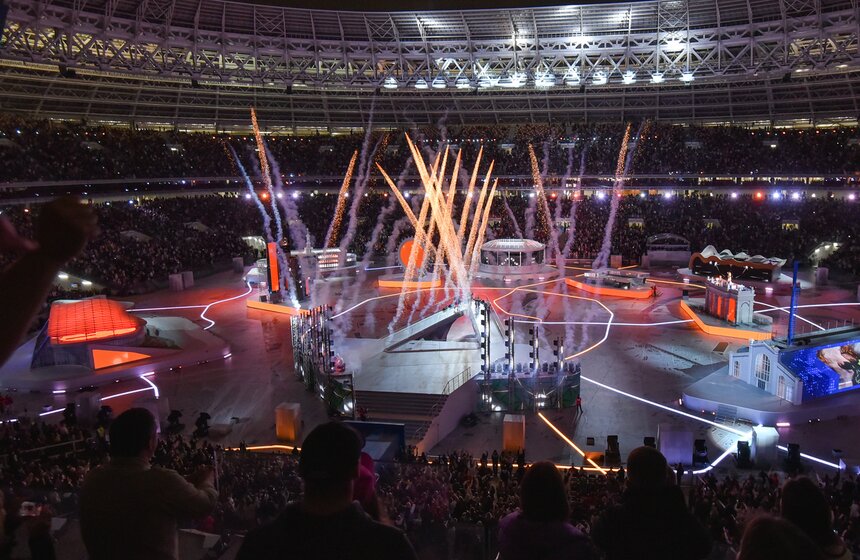 Концерт в честь Дня города Москвы прошел в "Лужниках" 30 фото