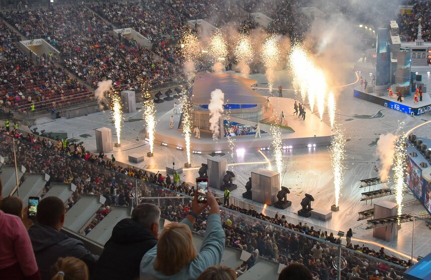 Концерт в честь Дня города Москвы прошел в "Лужниках" 20 фото