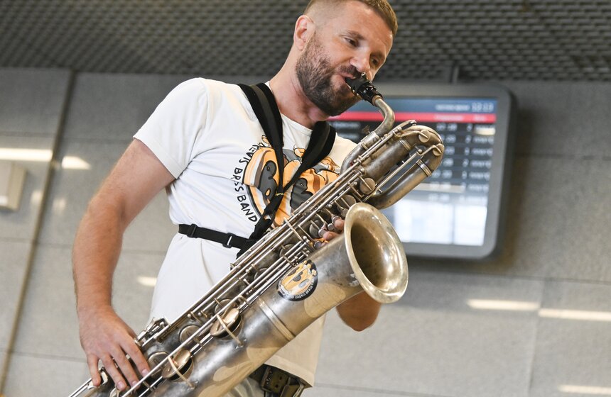 Новую площадку "Музыки в метро" открыли на станции Лихоборы МЦД-3 9 фото