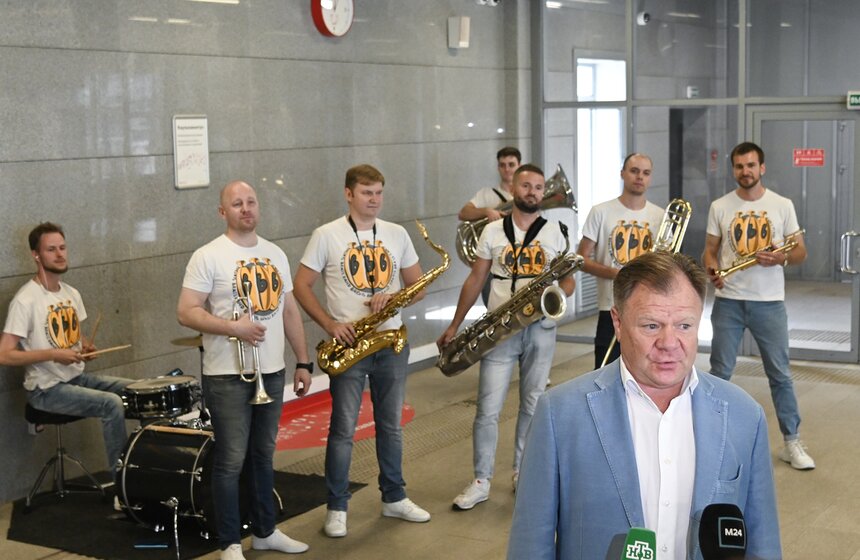 Новую площадку "Музыки в метро" открыли на станции Лихоборы МЦД-3 5 фото